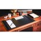 Dacasso Black Leather 3Pc Desk Set w/34x20 pad DF-1037 - alternate 3